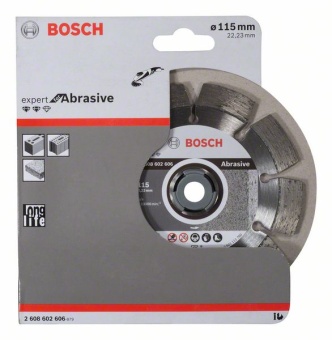 Алмазный отрезной круг Expert for Abrasive 115 x 22,23 x 2,2 x 12 mm 2608602606